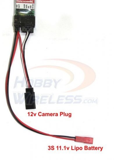 Modal Additional Images for 12V Camera Adapter Wire for ImersionRC Transmitters